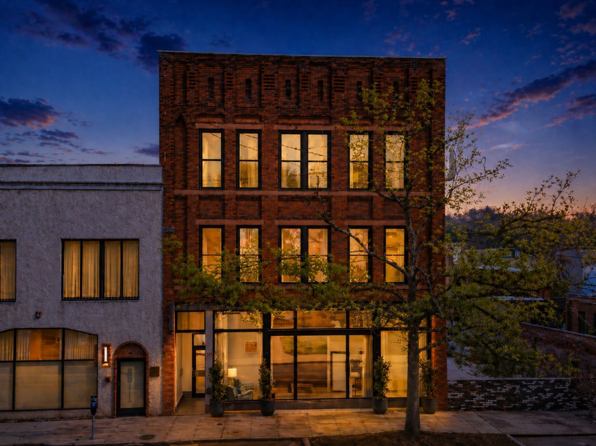 exterior of Asheville vacation rental