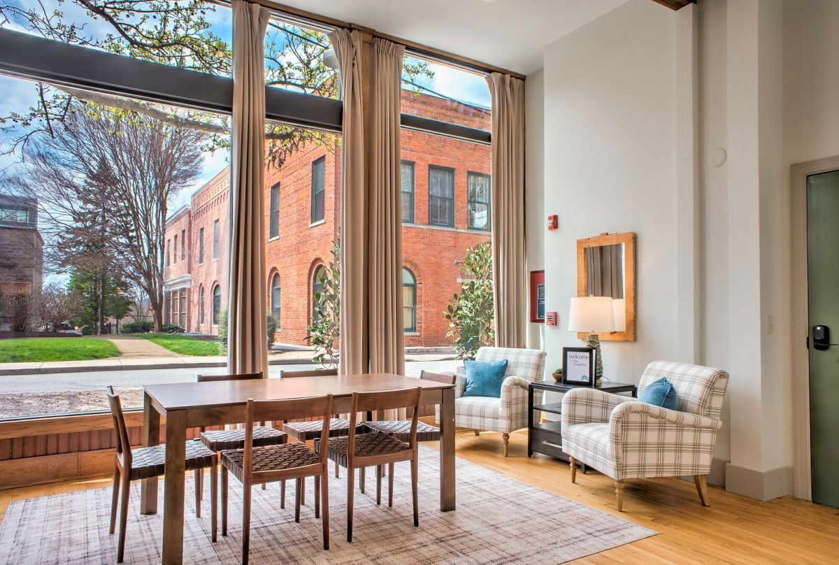 interior of Asheville vacation rental