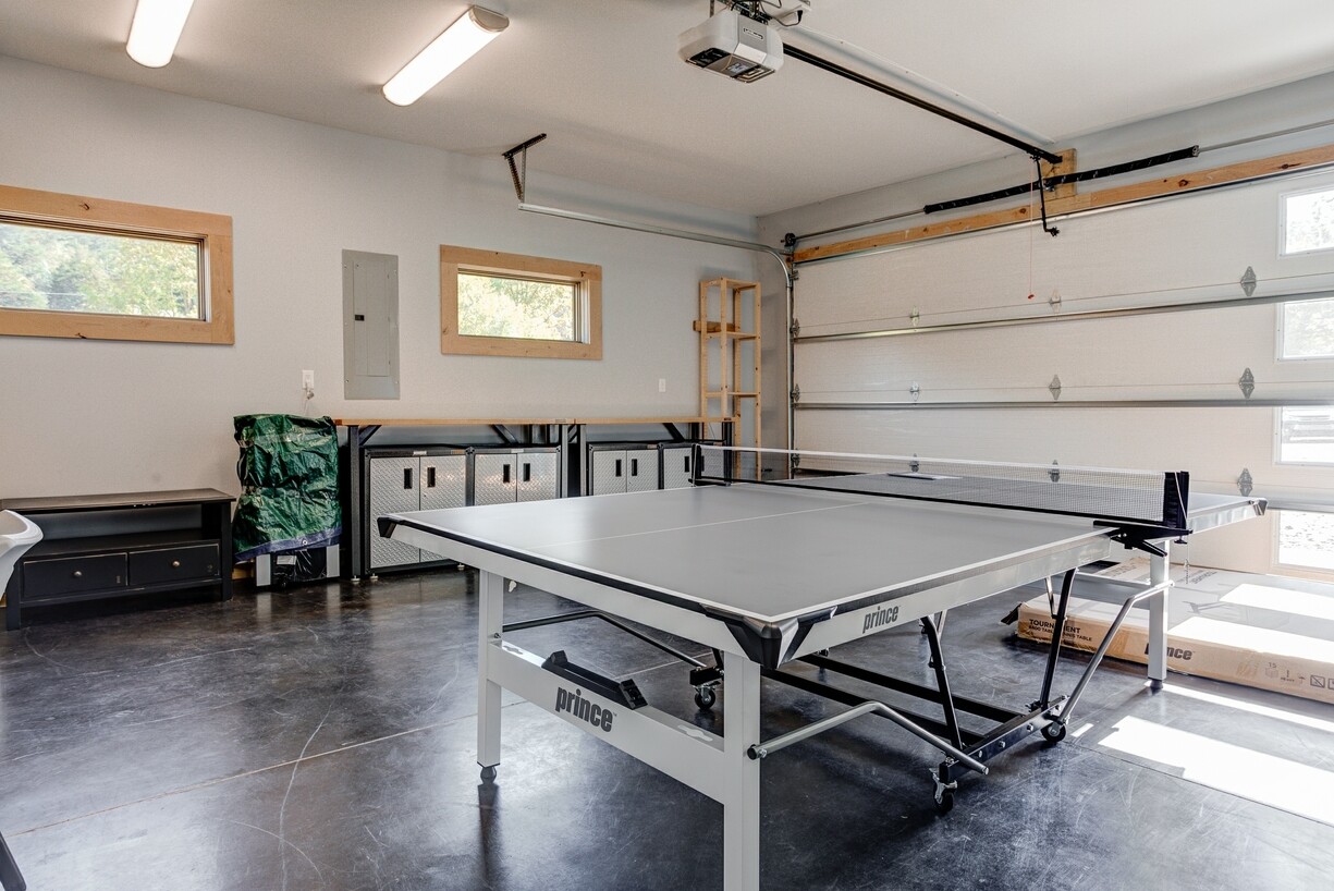Garage Game Room Ping Pong Table