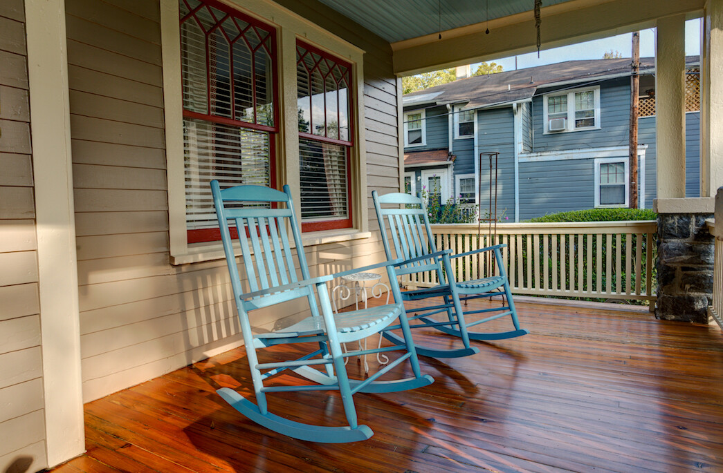 Rocking Chairs on Front Porch