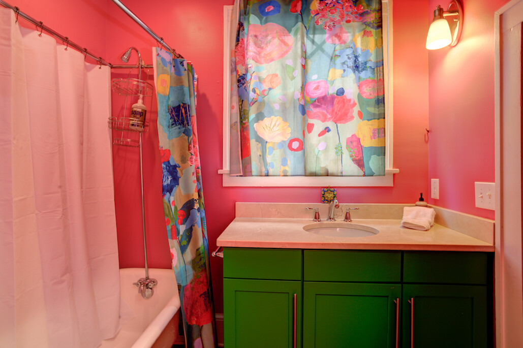 Pink Bathroom Scene