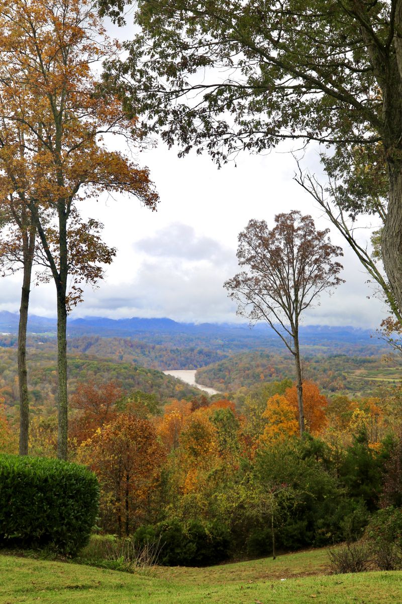 French Broad River from a Yonder Luxury Vacation Rental