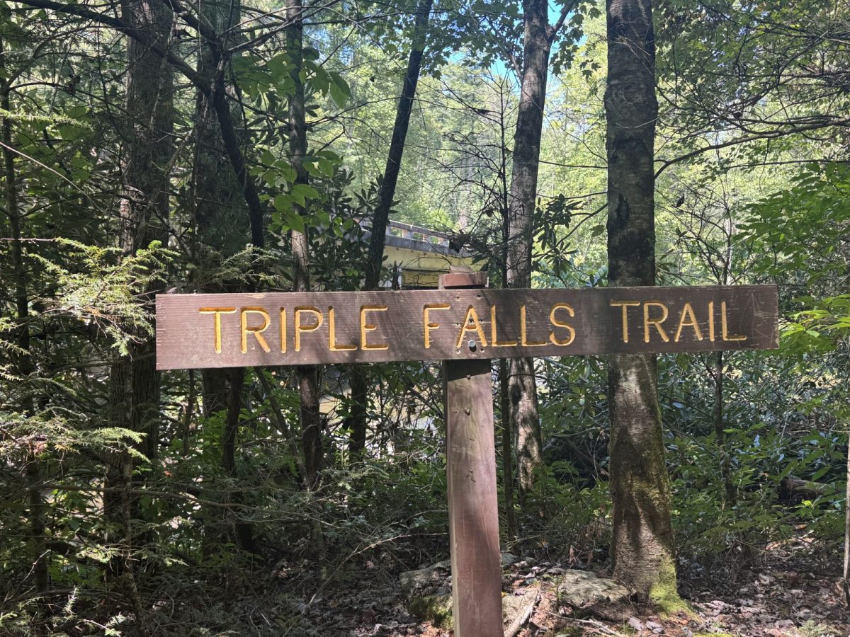 Signage on a hiking trail