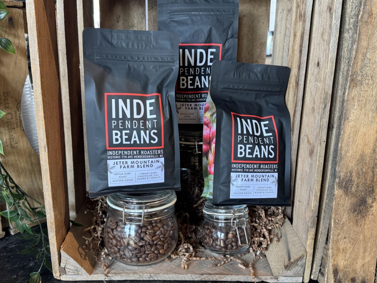 Display of coffee in packages