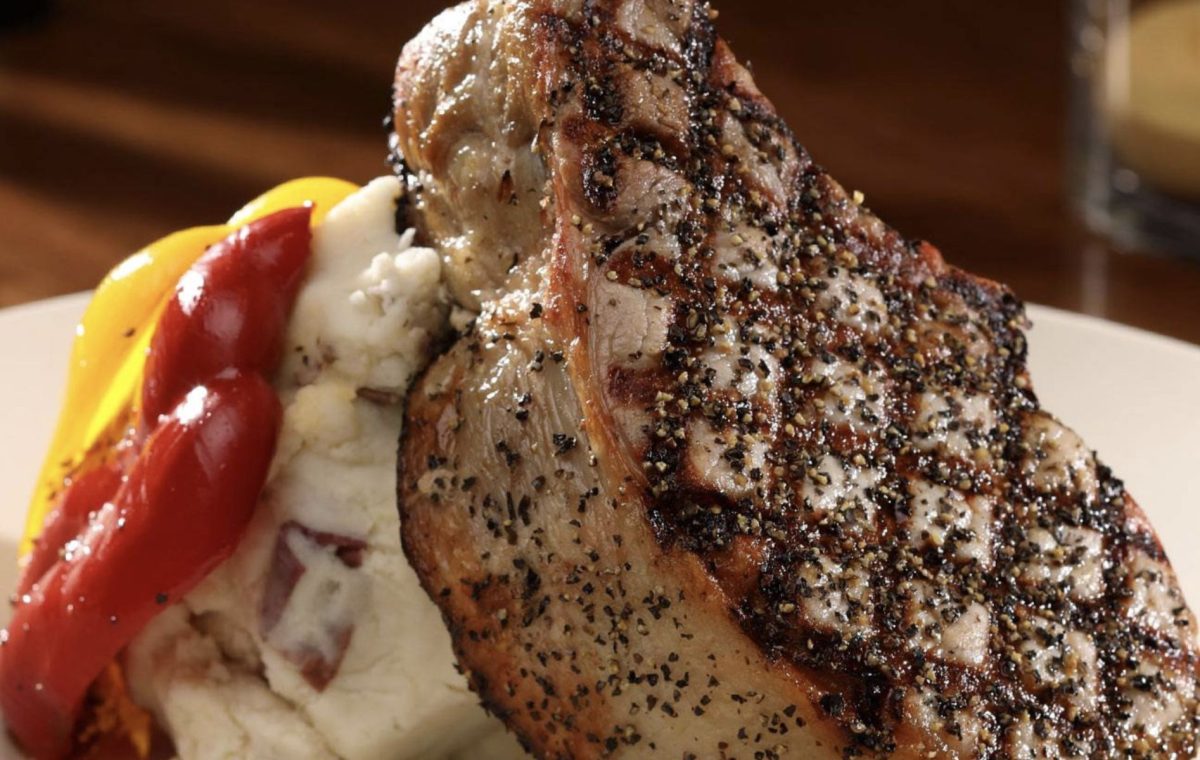 Grilled Pork Chop and mashed potato