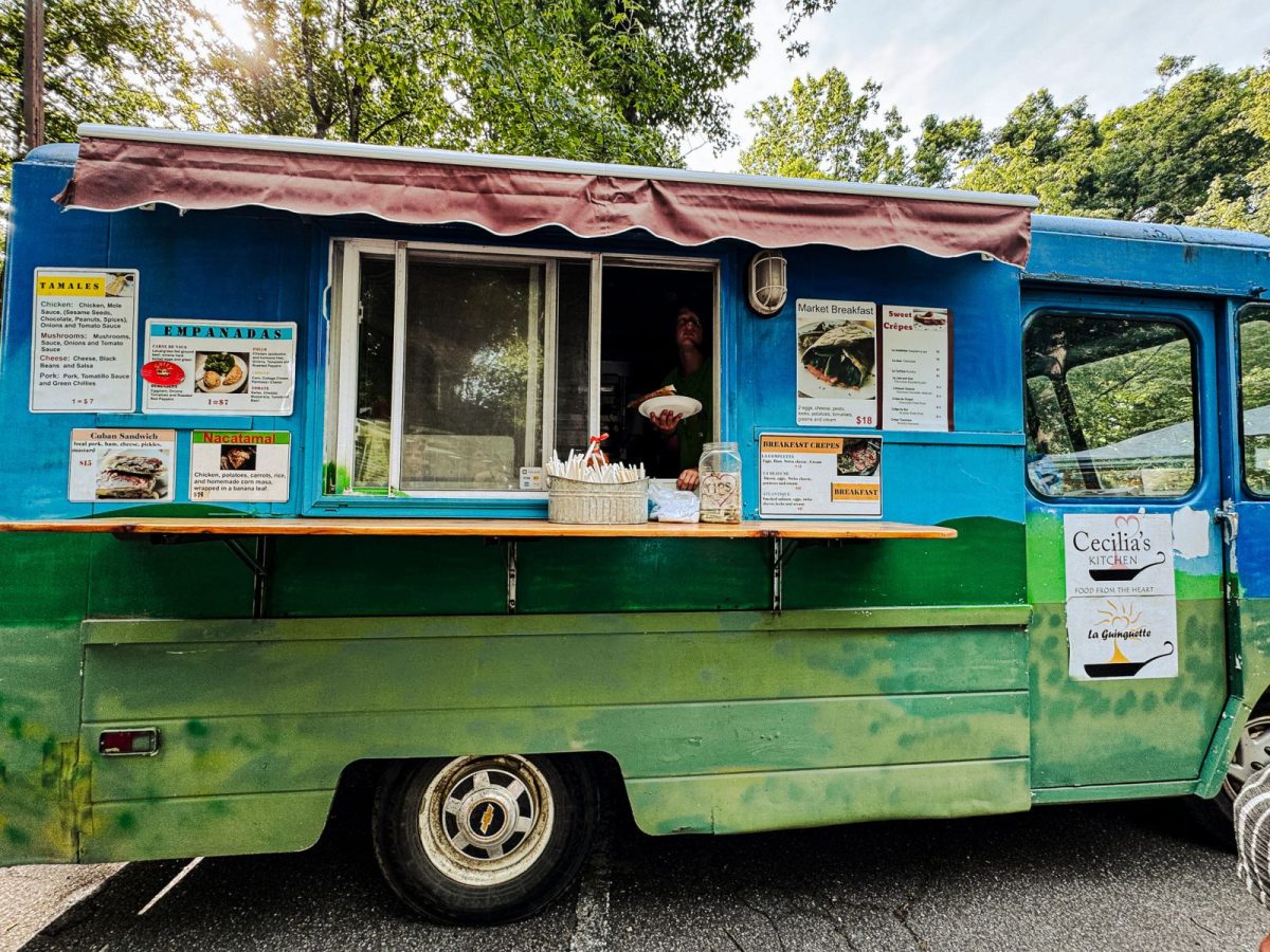 Cecilia's Kitchen food truck serves authentic Argentinian and Latin-inspired street food in Asheville, NC. The colorful mobile kitchen is known for empanadas, crepes, tamales, and fresh-made specialties found at local breweries and community events.